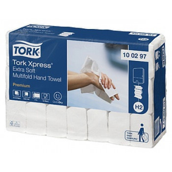 Бумажные полотенца Tork Xpress 471135 H2 (Блок: 20 уп. по 190 шт.)