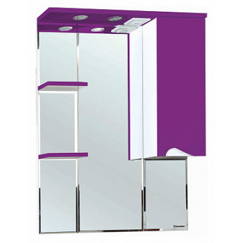 Зеркало-шкаф Bellezza Эйфория 80 R фиолетовый