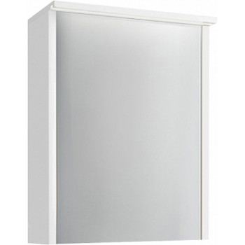 Зеркало-шкаф Edelform Freddo 55 с подсветкой, белый глянец