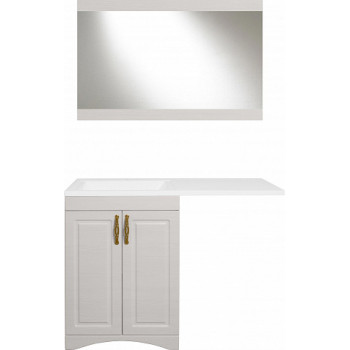 Мебель для ванной Style Line Даллас классик 120 Люкс Plus напольная, рельеф пастель