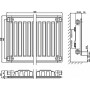 Радиатор стальной Elsen ERK 110505 тип 11